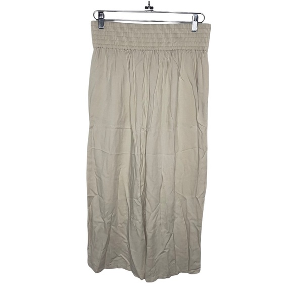 TIME AND TRU Khaki Smocked Waist Soft Pants M NWOT - Picture 6 of 10